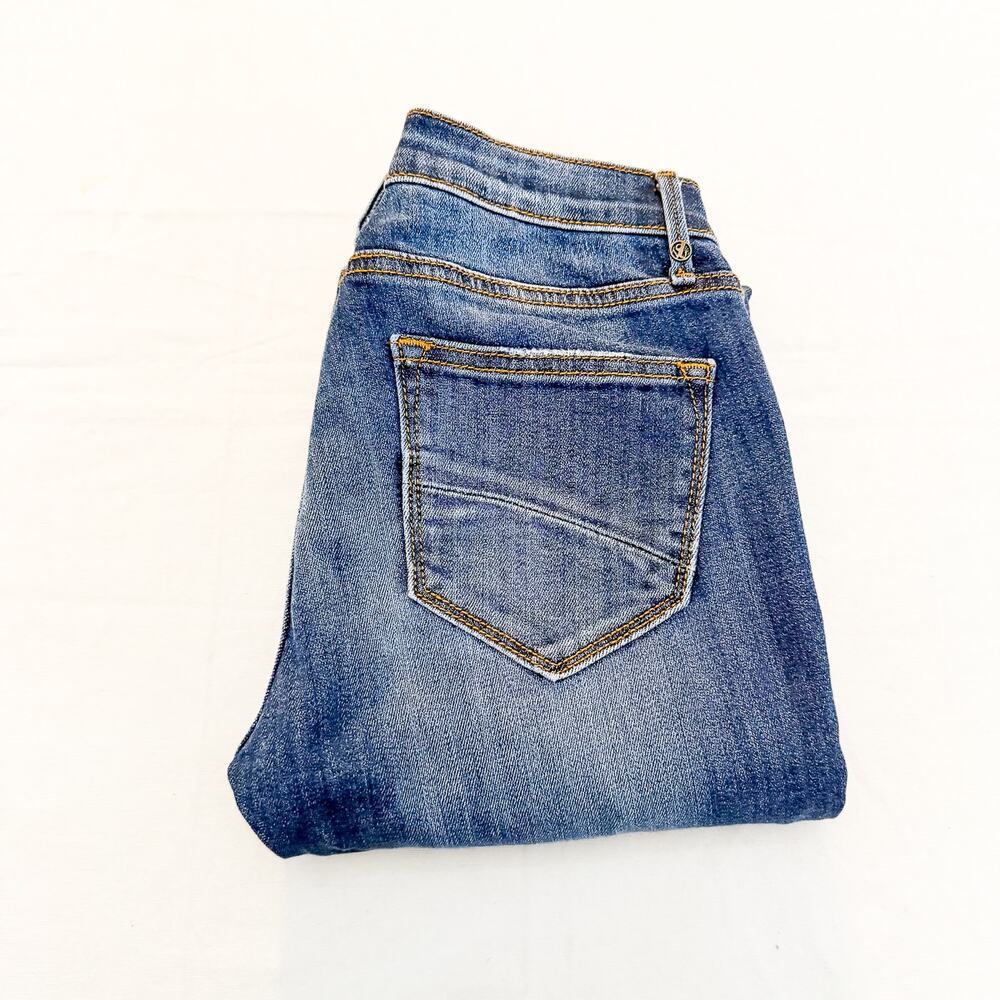 Driftwood Beau Embroidered Dark Wash Skinny Denim Jeans Size 25